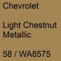 Preview: Chevrolet, Light Chestnut Metallic, 58 / WA8575.